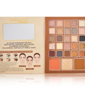 Eye and Face Book - Nude colors (25 skygger, bronzer, blush og highlight I samme palette)